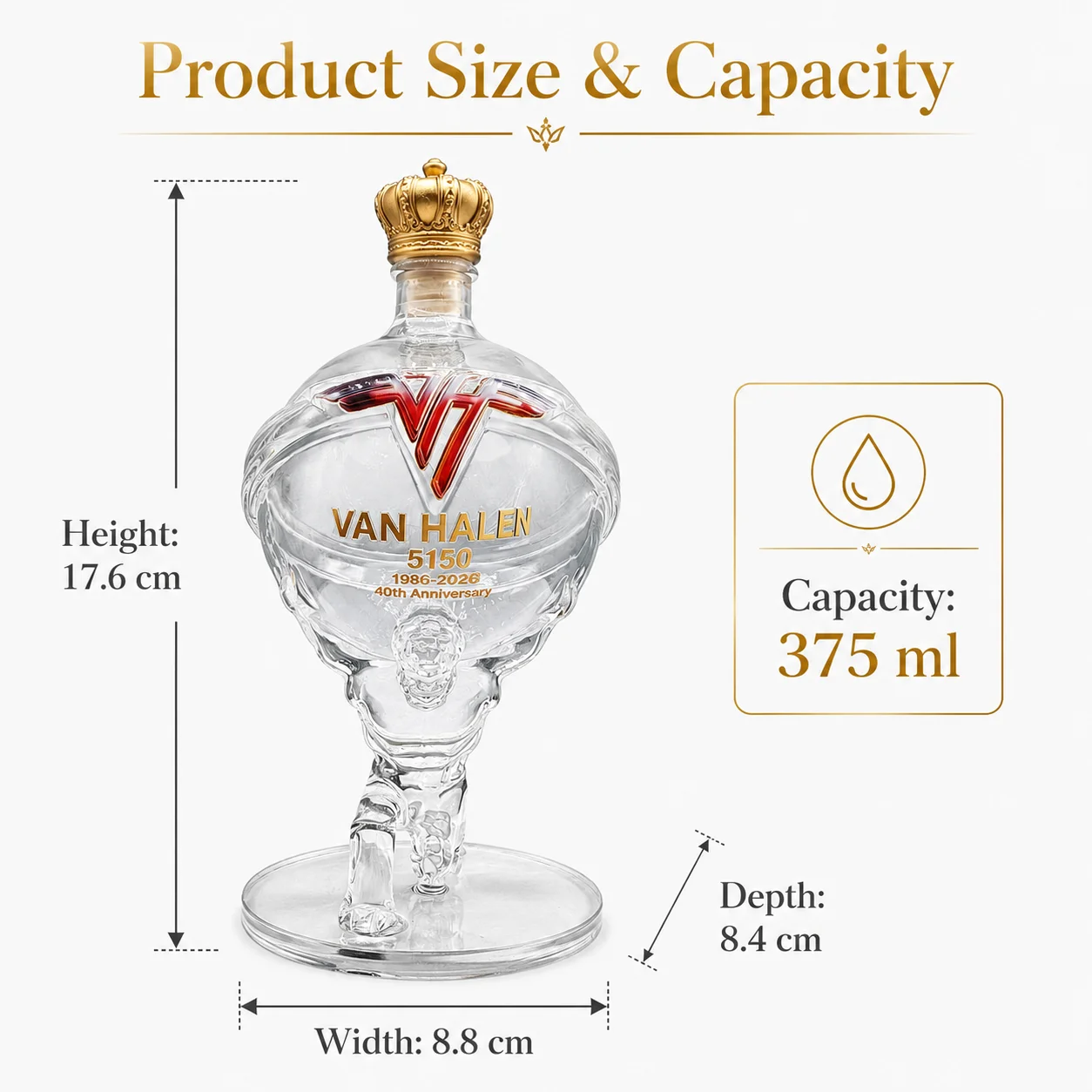 Van Halen 5150 40th Anniversar - Decanter Globe Set ulasan dan harga