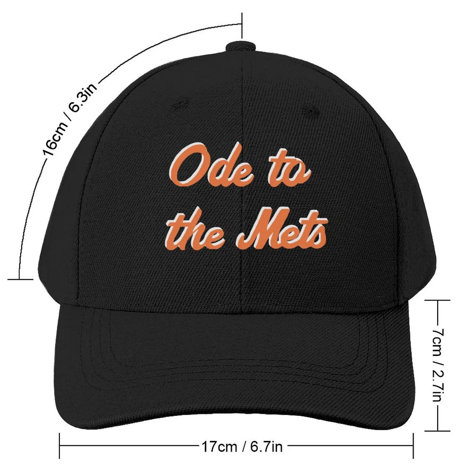 The Strokes 'Ode to the Mets' designCap Baseball Cap fishing hat Uv Protection Solar Hat Men's Luxury Women's