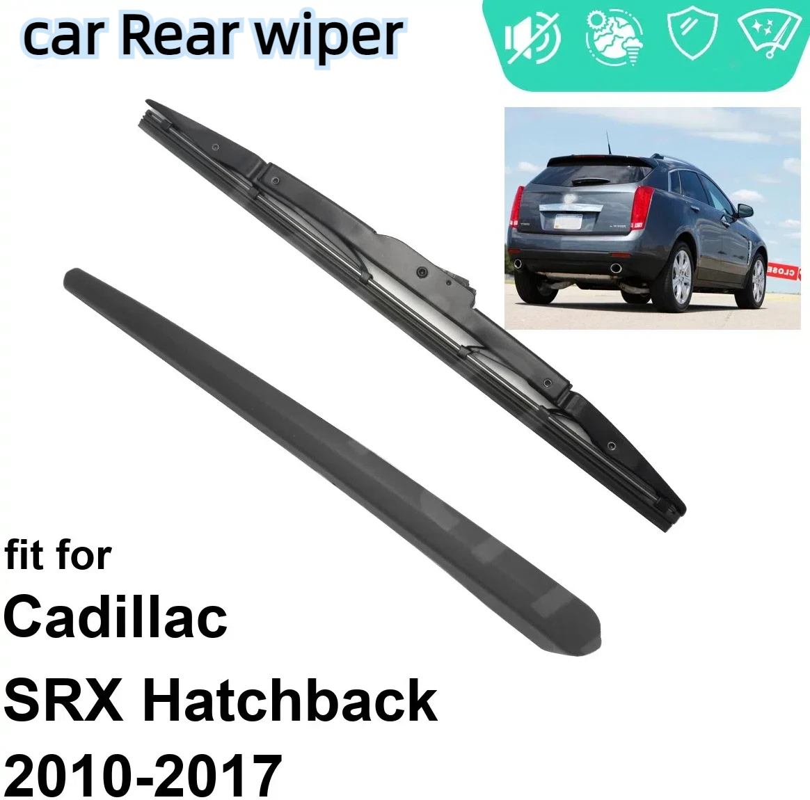 

Car Rear Wiper Blade Arm Set 2PCS for Cadillac SRX Hatchback 2010-2017 Windscreen Tailgate 2011 2012 2013 2014 2015 2016 2017