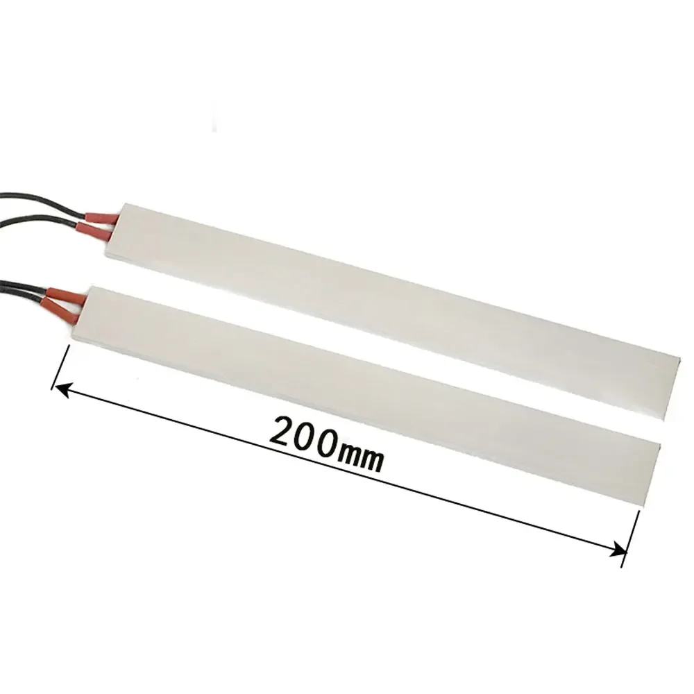 Imagem -02 - Elemento do Calefator do Ptc com Termostato Constante Termistor Sensor do Aquecimento Bonde do ar Incubadora Shell de Alumínio 12v 24v 220v 200x21x5 mm