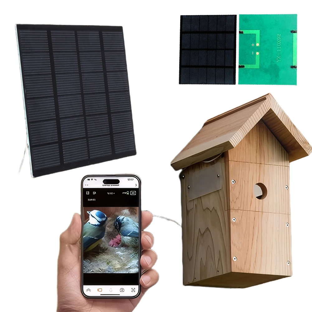 1.5 واط 6 فولت الخلايا الشمسية المحمولة 110x92 مللي متر البولي سيليكون شاحن البطارية الشمسية للخارجية المنزل لمبة 18650 شاحن بطارية #1