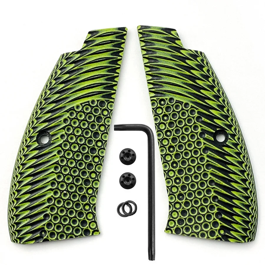 CZ75 Grips G10 Grips for CZ 75 Full Size, SP-01 Series, Shadow Target, 75B BD, Gun Grips Screws Included