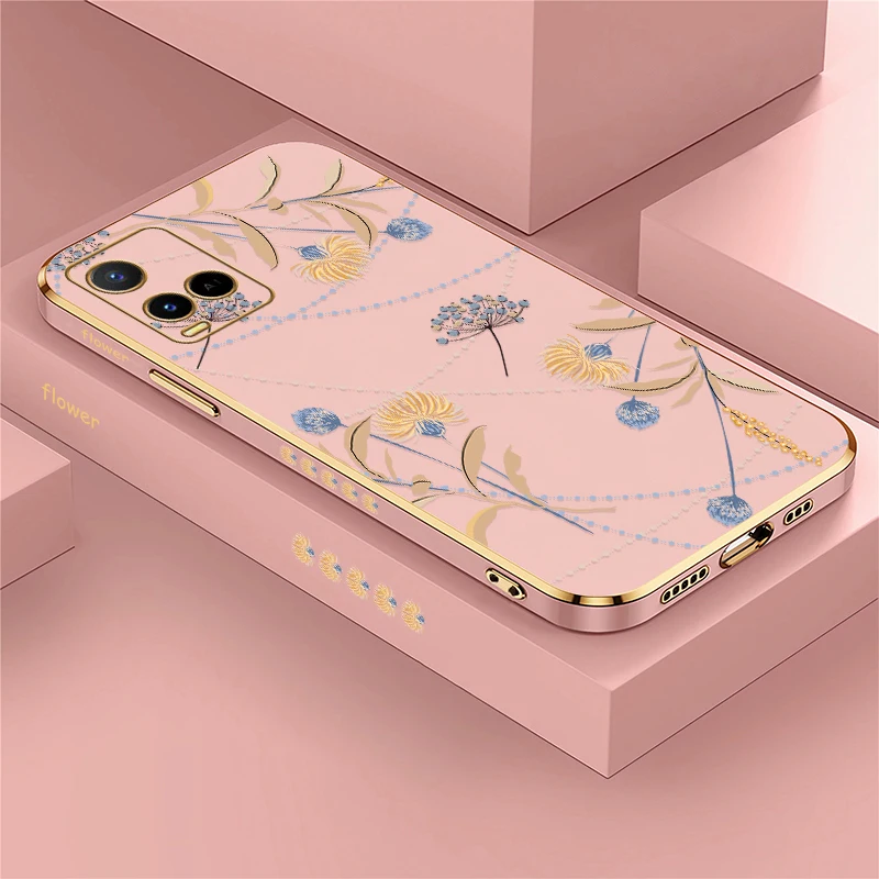 Leaves Painting Case For Vivo V19 V11 Pro V9 V5S V17 Russia V15 Pro V11i V5 Lite V7 Plus New Fashion Flower Silicone Phone Cover