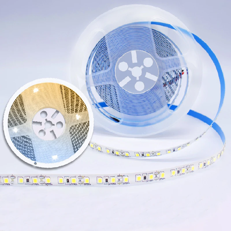DC 12V LED-Lichtstreifen 120 Stück/Meter 2835 Flexibler LED-Lichtstreifen mit variabler CCT-Farbtemperatur – Detail 2