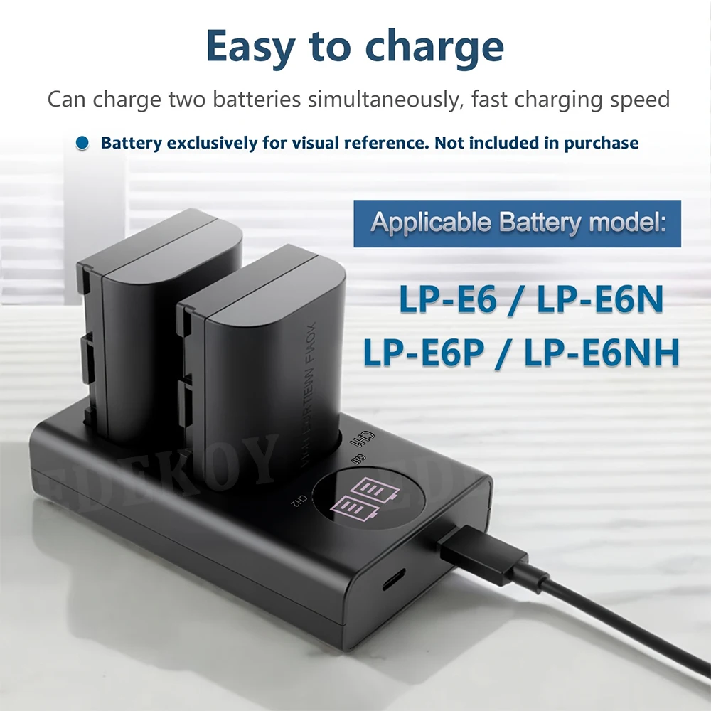 LP-E6 LPE6 LP-E6N B… - image