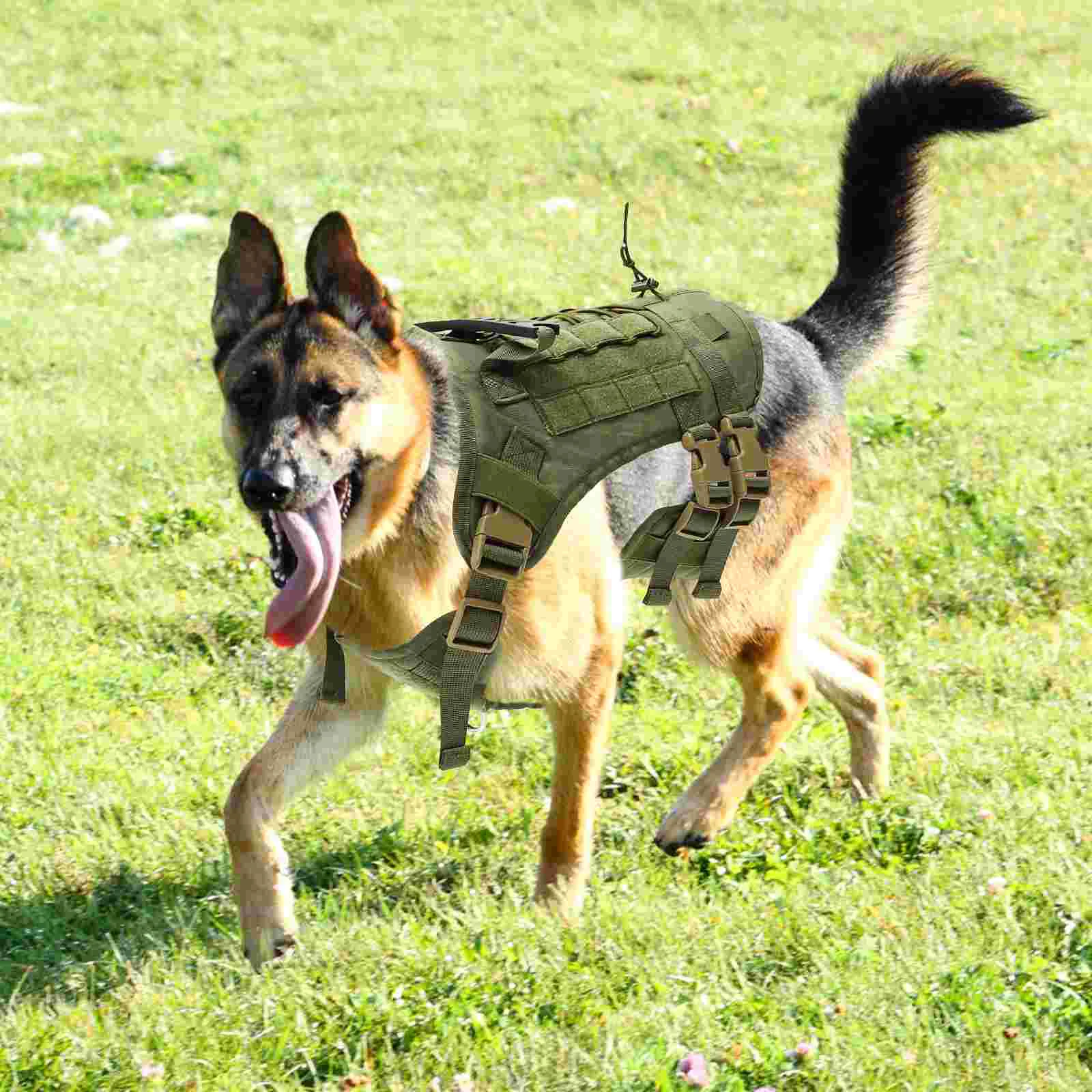 Large Dog German Shepherd Jacket for Dogs Working Oxford Cloth Harness