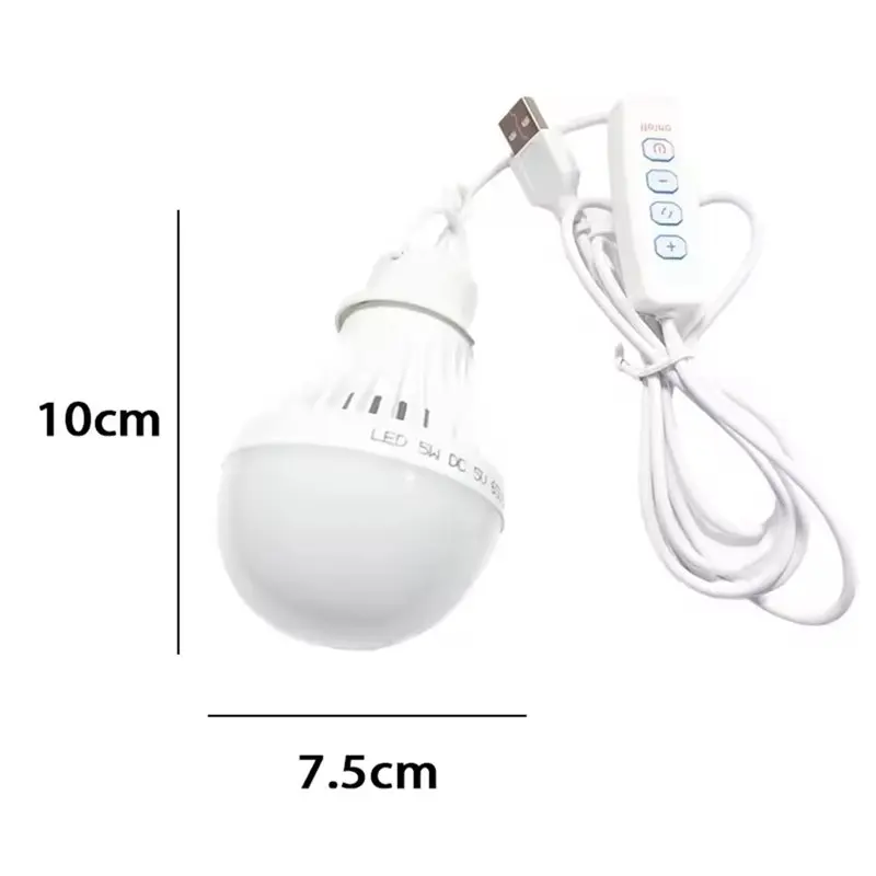 ELEG-Usb 5 فولت LED ضوء المخيم لمبة الطوارئ عكس الضوء خيمة معلقة مصباح للخارجية الباب للعمل شواء الصيد إصلاح مجهزة #6