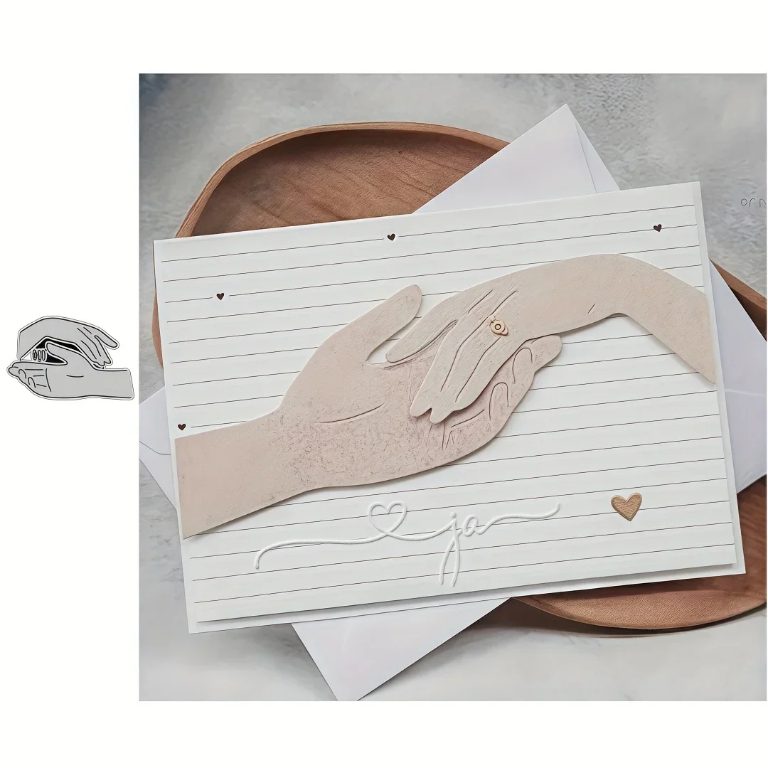 2025, neue Liebesthema, Vorschlag, Finger-Metall-Stanzform für Papierkarten, Herstellung von Sammelalben, DIY-Fotoalbum, Basteldekorationen