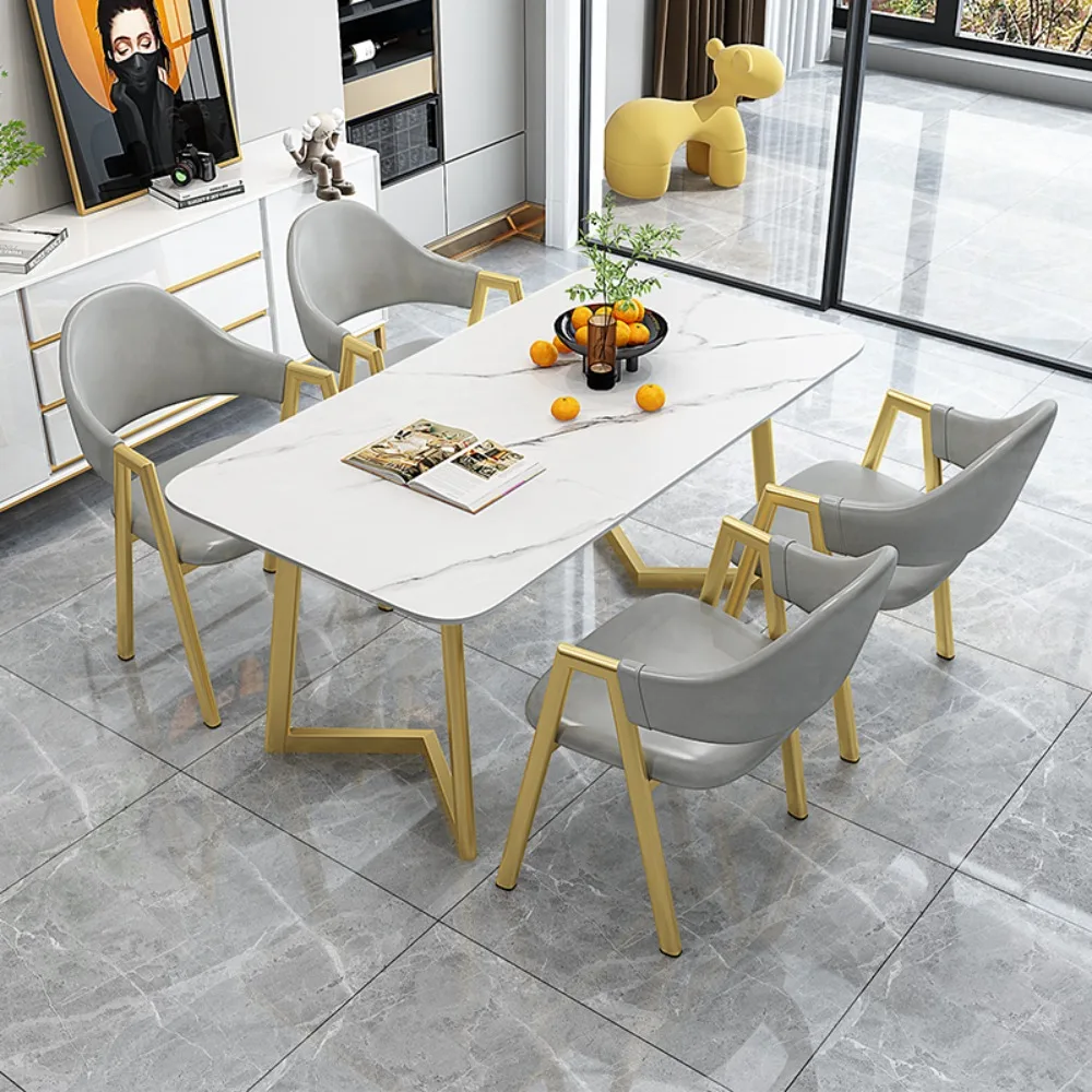 

Nail Set Dining Table Office Modern Restaurant Gold Legs Dining Table Cheap Center Newclassic Table A Manger Outdoor Furniture