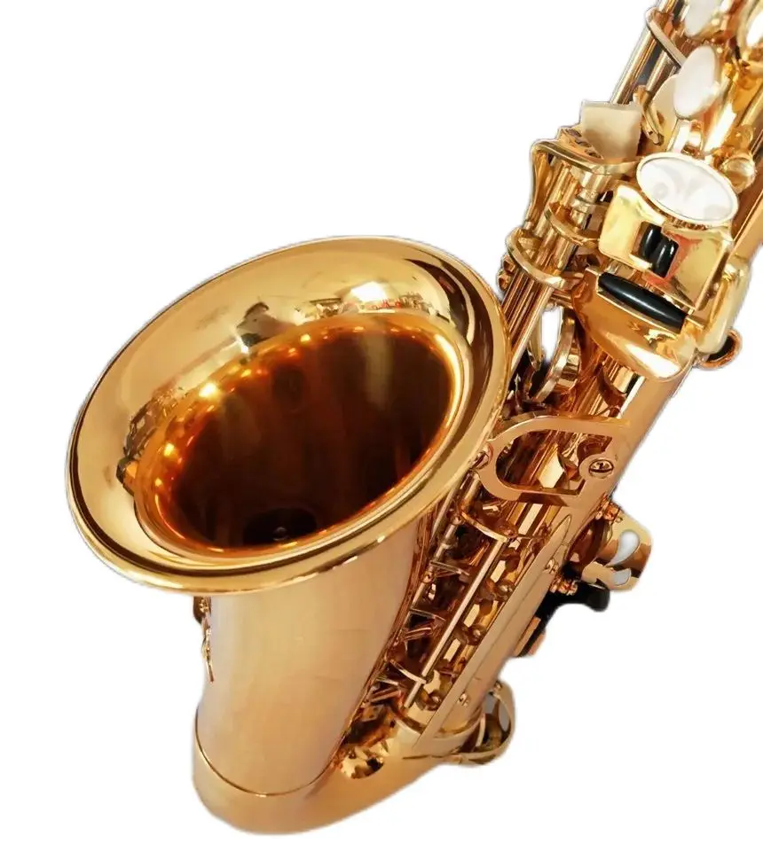 Professional Alto Saxophone YAS 62 Gold Key Super Musical instrument High Quality Electrophoretic Gold Sax Mouthpiece Gift