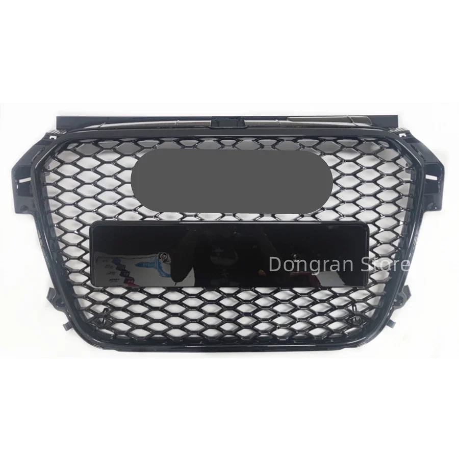 Car Front Bumper Grille Grill For Audi RS1 For A1/S1 Grill 2010 2011 2012 2013 2014 （Refit For RS1 Style）Car Accessories tools