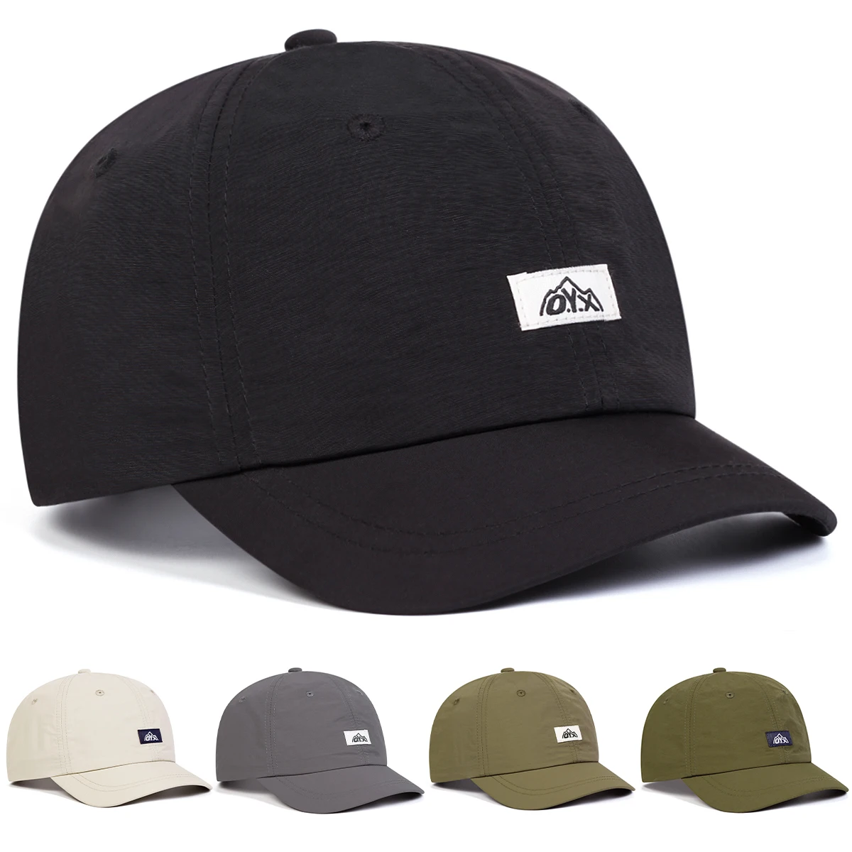 Unisex 0YX Letter Label Quick Drying Baseball Caps Spring Summer Outdoor Adjustable Casual Hats Sunscreen Hat Sports Cap