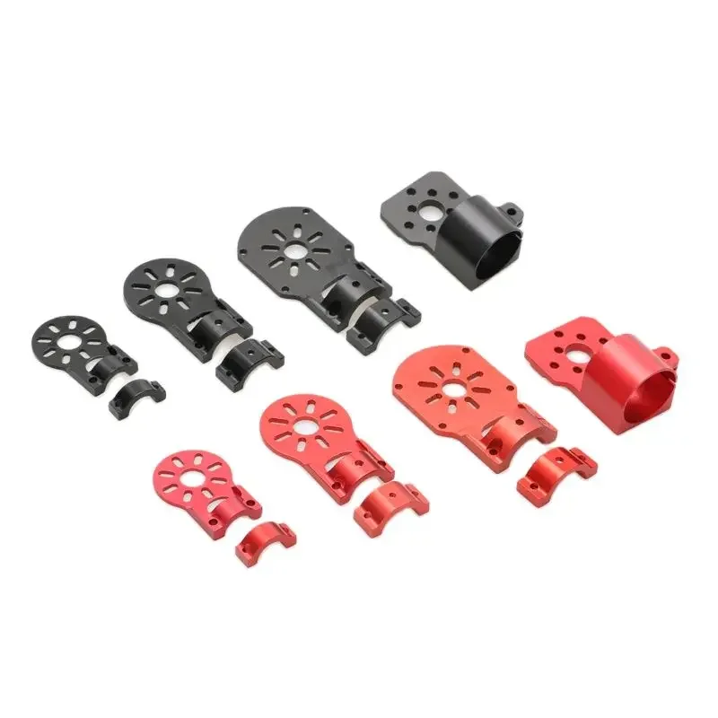 SkyDEl4PCS 12mm 16mm 18mm 25mm Carbon Tube Motor Seat Fixture Engine Mount Holder Support Bracket For RC Multi-axis  Drone Pa
