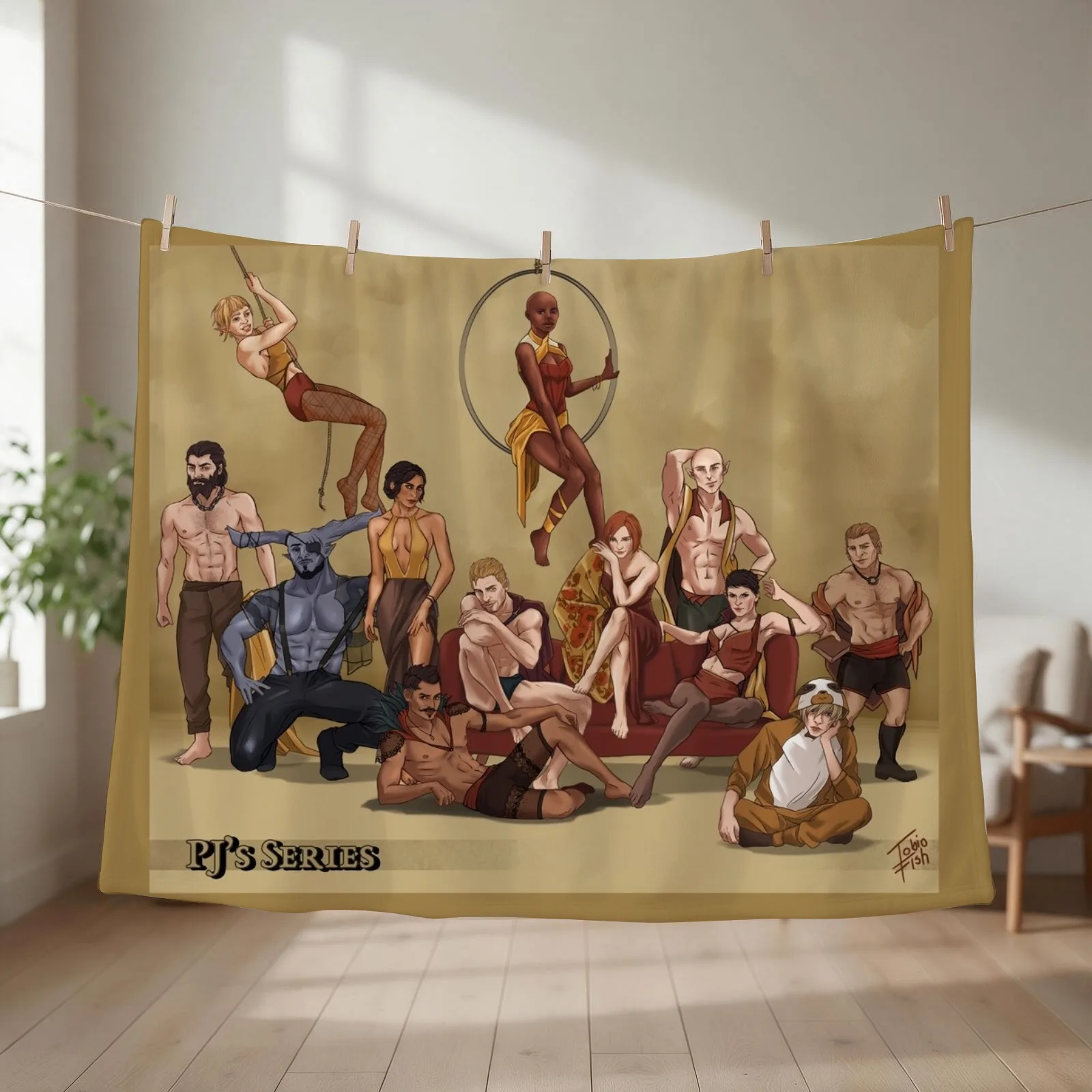 Dragon Age Inquisition - PJ's Series Throw Blanket couch cozy soft plush fuzzy picnic outdoor blanket