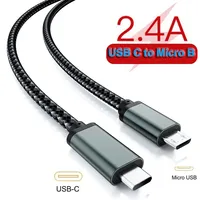 USB C to Micro USB Cable 1M/0.3M Type C to Micro USB Power Charging Cable OTG Data cord for Samsung Xiaomi Huawei Apple
