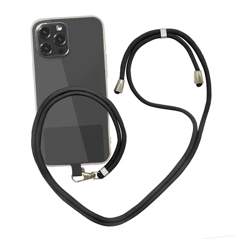 

150cm Adjustable Phone Lanyard Strap Shoulder Mobile Phone Braided Rope Neckband Anti-Lost Lanyard For Phone Case Accessories
