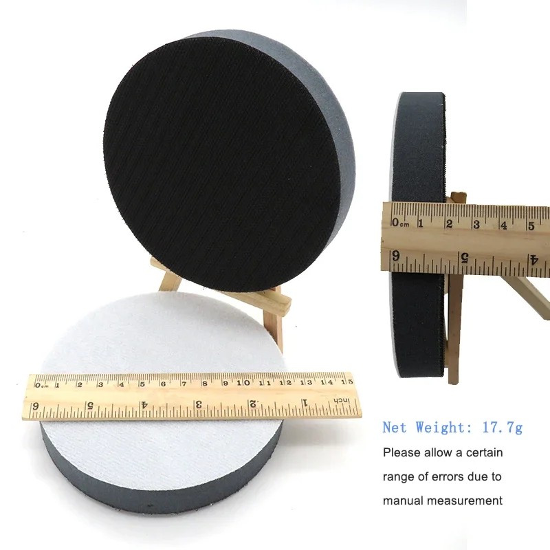 5인치 125MM 훅앤루프 스펀지 소프트 인터페이스 패드, 20mm 두께 쿠션 인터페이스 버퍼 패드, 연마 및 광택용