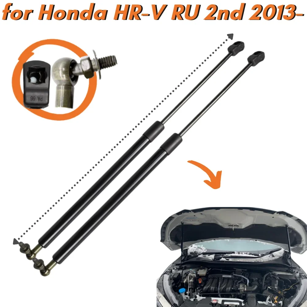 

Qty(2) Hood Struts for Honda HR-V HRV XR-V for Honda Vezel RU1/2/3/4/5 2013-2020 Front Bonnet Lift Supports Shock Absorbers