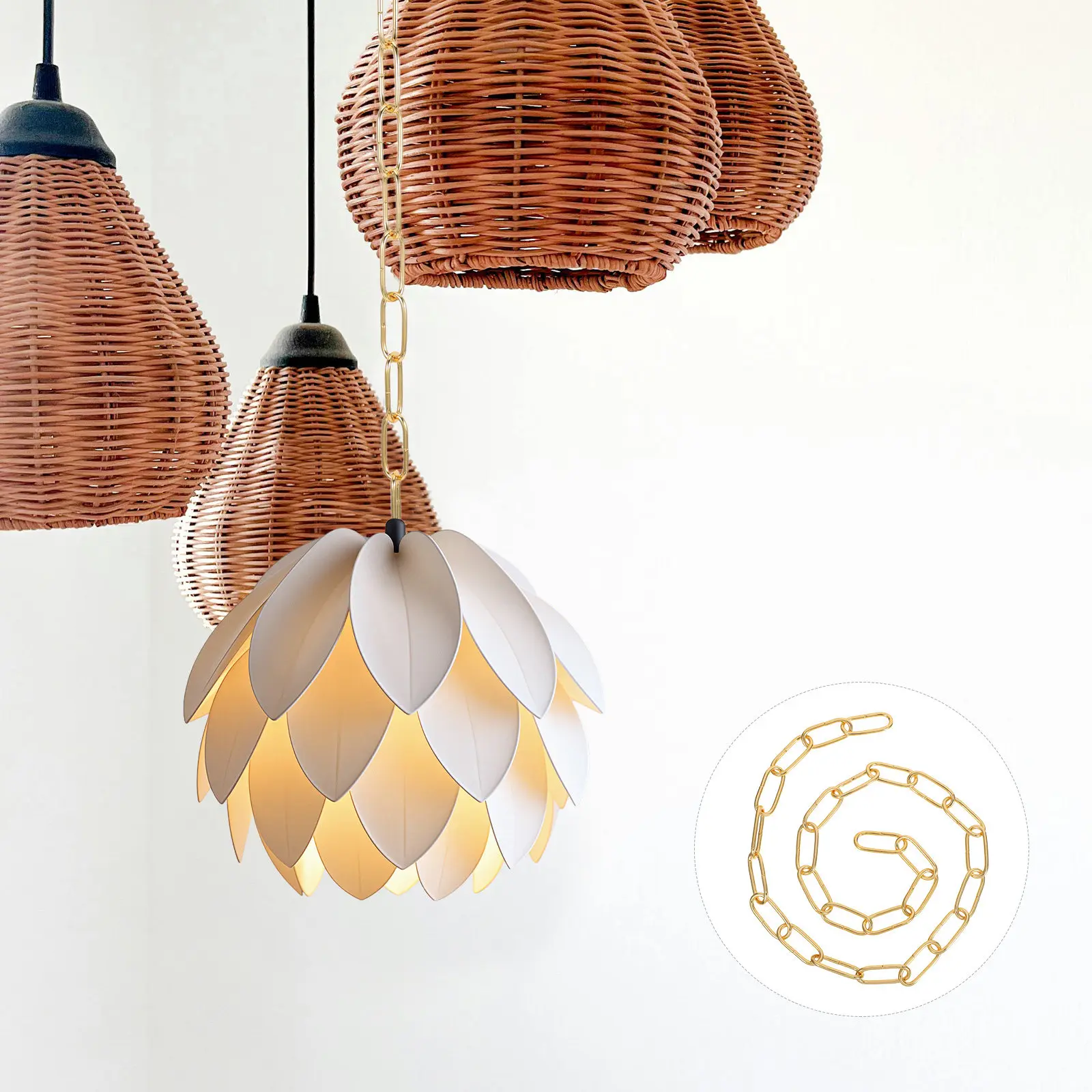 

Цепь усиленная 1М, толщина 4мм, нагрузка до 20кг, для хрустальных люстр, осветительного оборудования, фермерских ворот