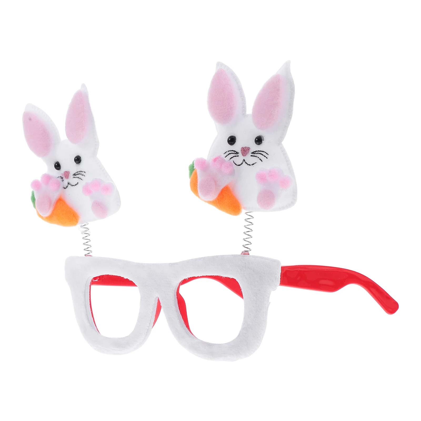 

Eyewear Prop Bunny Carrot Festival Photo Booth Decor Cartoon Party Favors Fun Glasses For Easter Bunny Eyewear Lightweight