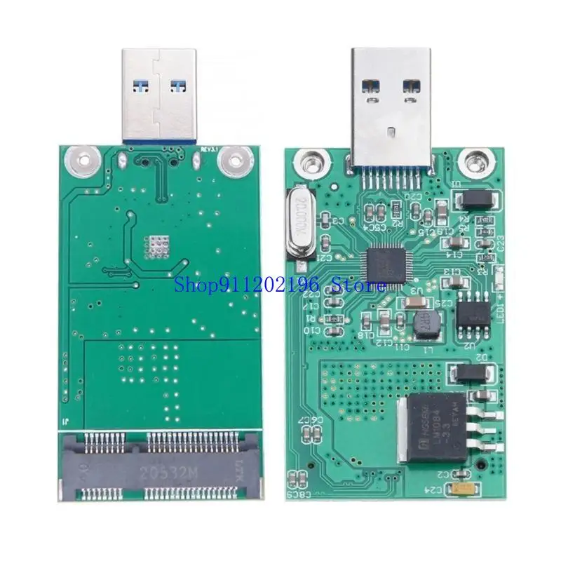 

P82A Highly Speed mSATA Adapter mSATA to USB3.0 Converters for Seamlessly File Access and Mobility Convenient to Use 200Mb/s