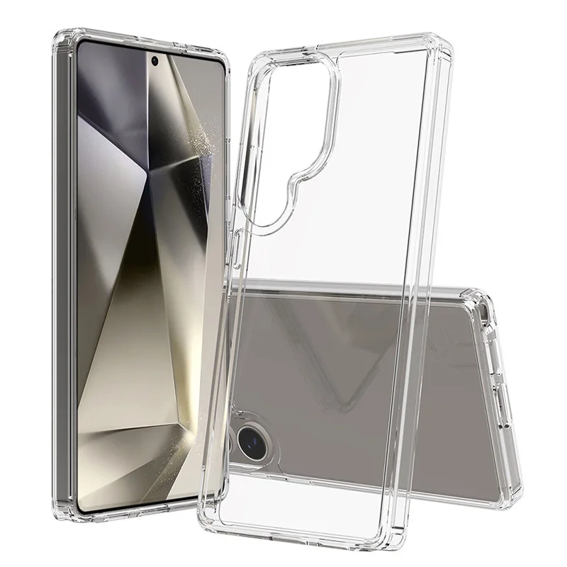 case for Samsung S26 S25 S24 S23 S22 S21 ultra Transparent 2-in-1 protective cover full coverage Shock Proof Anti-Fingerprint