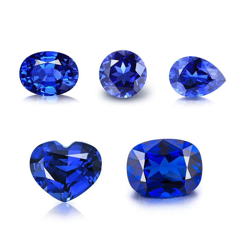 

Свободные бусины ручной работы всех форм, культивированные драгоценные камни, королевский синий сапфир, идеально подходят для мужского ювелирного кольца