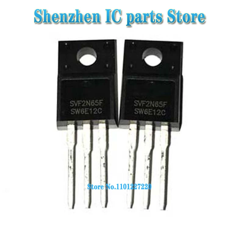 1pcs/lot SVF2N65 SVF2N65F TO-220F In Stock