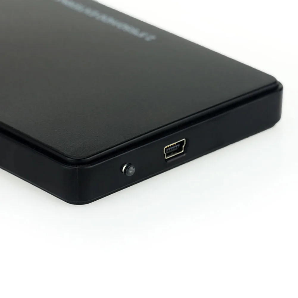 2.5 Inch Hard Drive Enclosure USB2.0 Portable Solid State Drive Box 480Mbps External Hard Disk Drive Box for Laptop Tablet