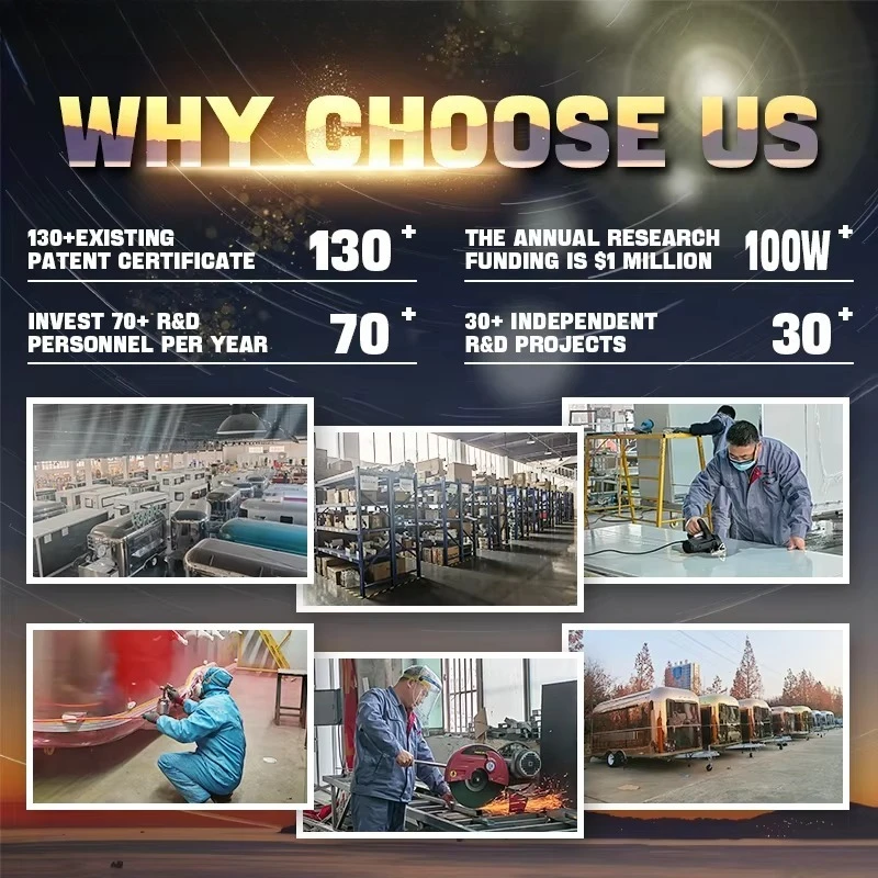 شاحنة طعام آيس كريم مجهزة بالكامل مع مقطورة مخبز كاملة للمطبخ ومقطورة الوجبات السريعة وعربة طعام الشارع المتنقلة #4