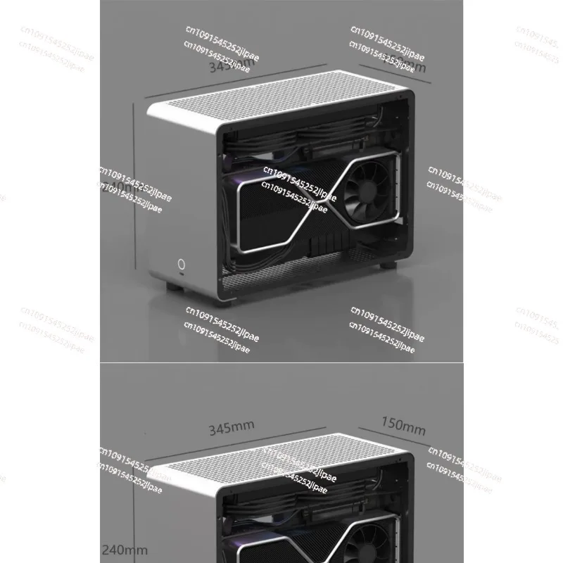 G1-pro Aluminum Alloy Chassis A4 Sfx240 Water-cooled Itx Transparent Chassis