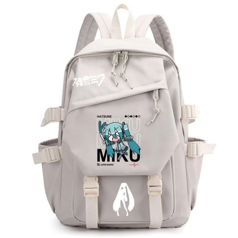 

Hatsune Miku Large Capacity Multifunctional Commuting Backpack Waterproof and Wear-Resistant Anime Peripheral Travel Backpack