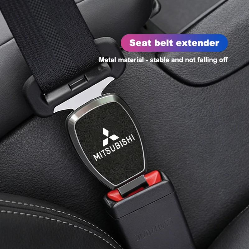 Extensor de conector de horquilla para cinturón de seguridad de coche, enchufe de hebilla de seguridad para Mitsubishi Xforce ASX L200 Eclipse Cross Outlander Pajero Xpander