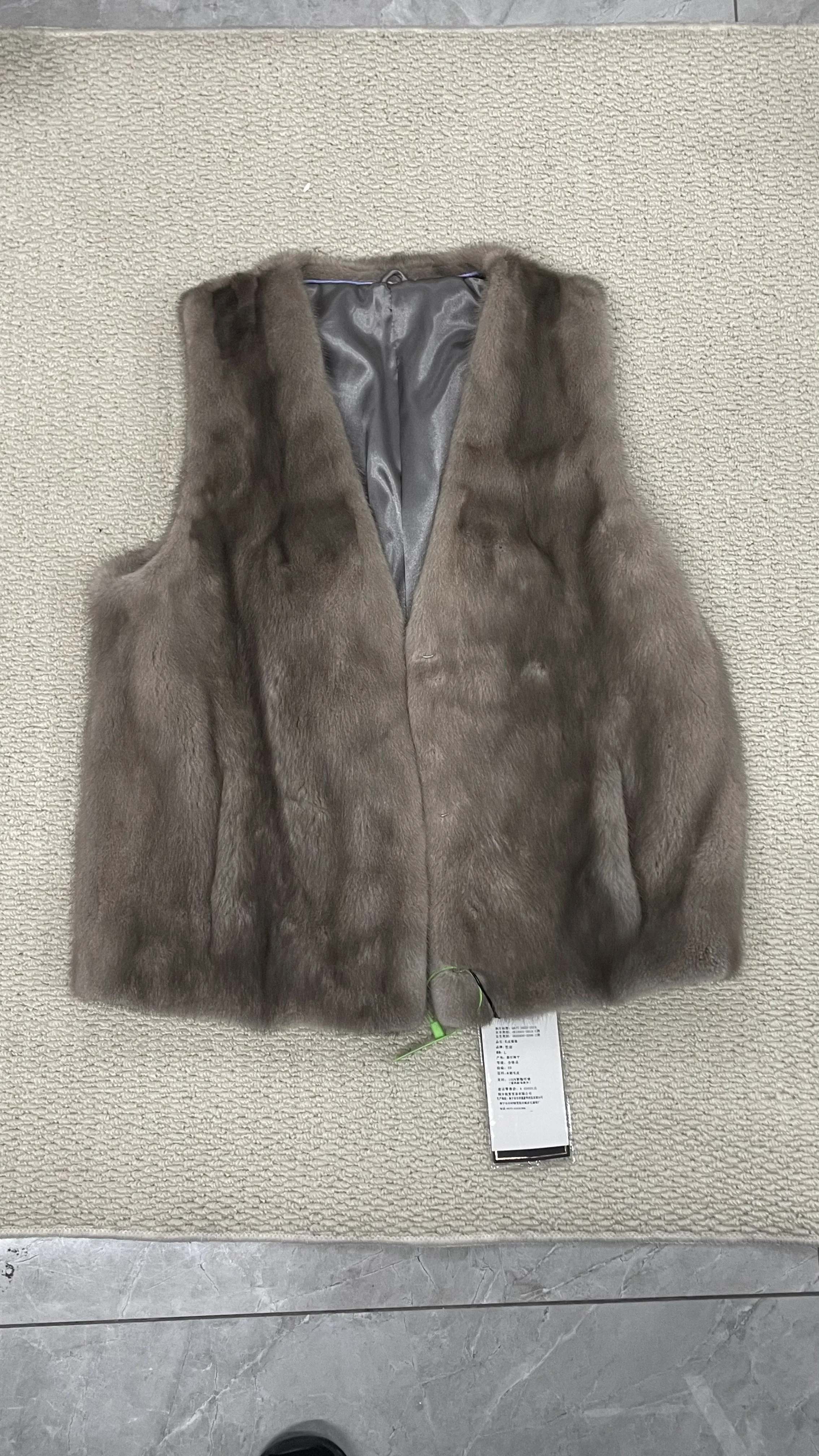 Real Mink Fur Coat Women Old Money Style Short Vest Luxury Warm Sleeveless Fur Jacket Woman 2024 Winter Clothes Меховой Жилет