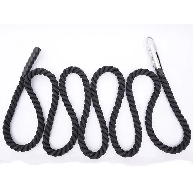 حبل تدريب بولي داكرون عالي التحمل بقطر 38 مم، حبل معركة رائع للياقة البدنية العامة والتدريب وشد الحرب