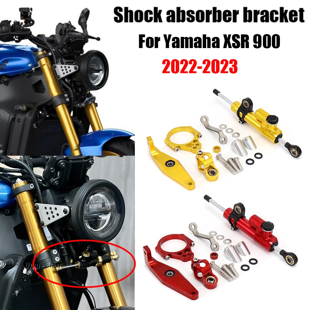 

Motorcycle Carbon Steering Damper Stabilizer For Yamaha XSR900 xsr XSR 900 xsr900 Dampers Mount Bracket Support Kit 2022 2023