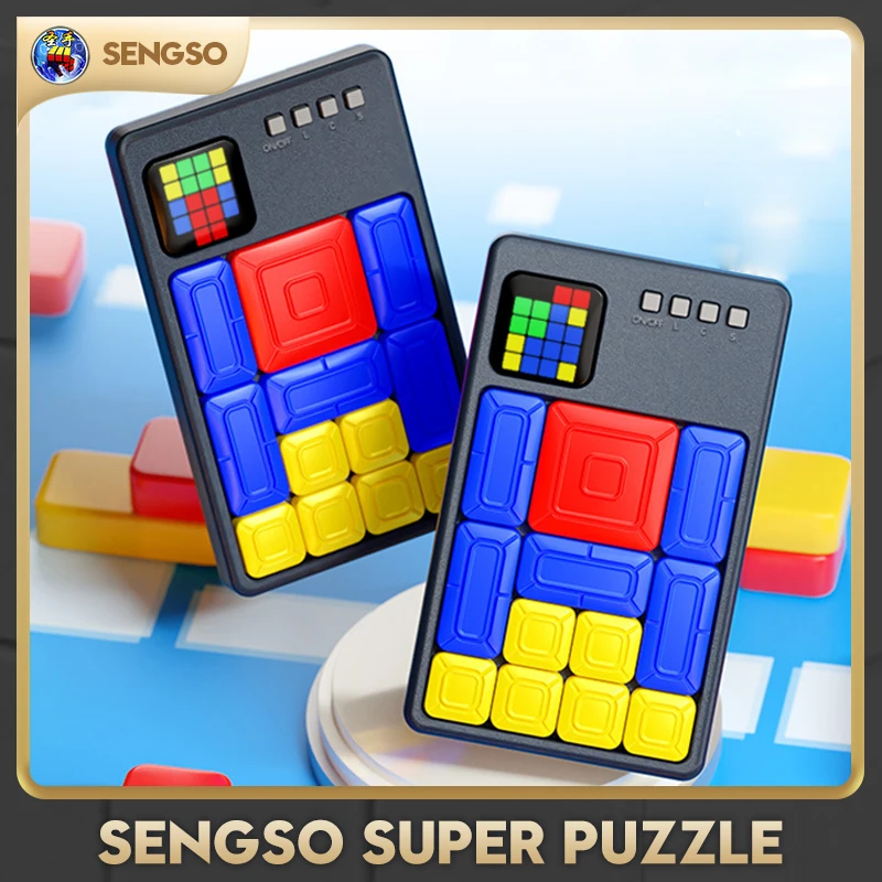 [CubeFun] ShengShou سوبر لغز سلسلة Huarong Road Sengso المنطق العقول دعابة اللعب لوحة الذكاء لعبة هدايا الأطفال