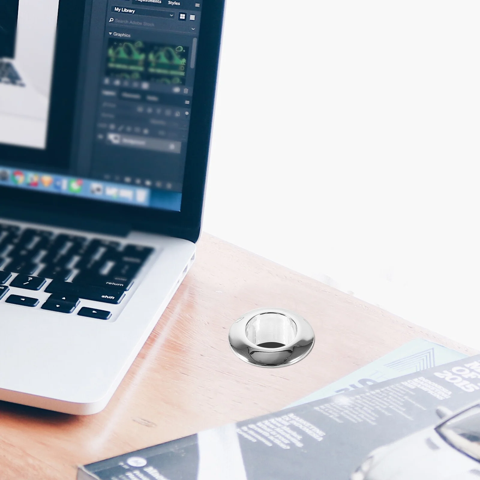 

10Pcs Computer Cable Grommet Wire Organizer for Desk Hole Cover Office Cabinet Cord Management Decorative Use