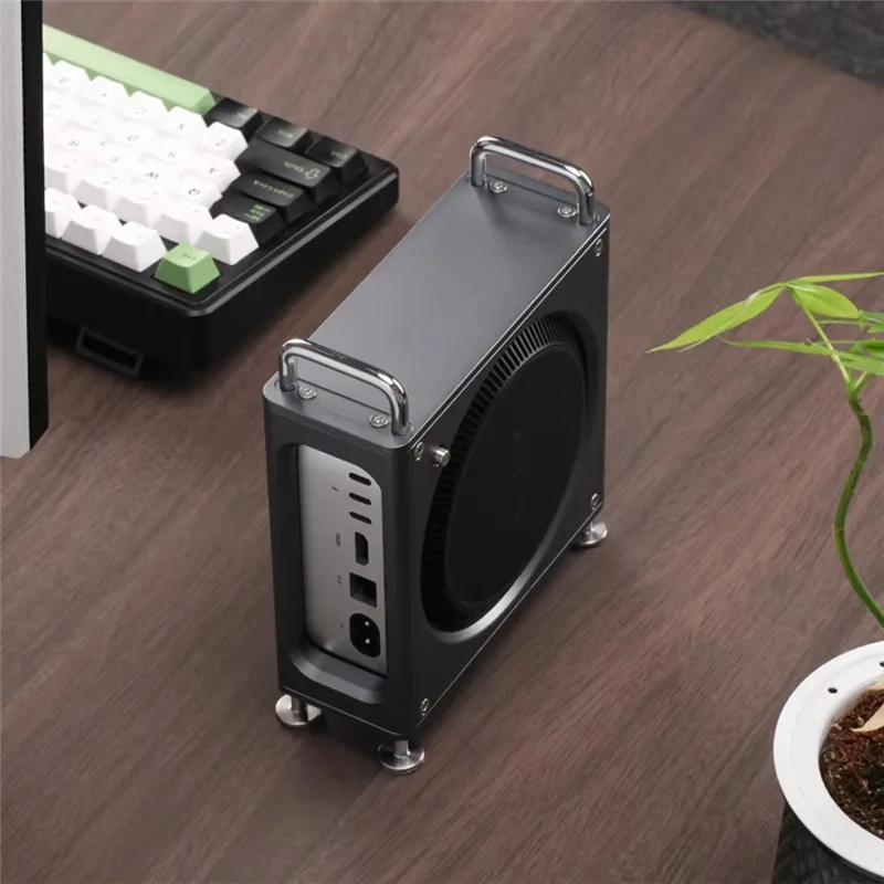 

Высококачественная вертикальная подставка из алюминиевого сплава для Mac Mini M4/M4 Pro с рассеиванием тепла и пыленепроницаемыми функциями