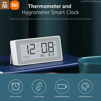 Xiaomi Youpin MMC Smart Clock Temperature Humidity Meter Magnetic E-Ink Screen  High Precision Sensor  Work For Mihome App