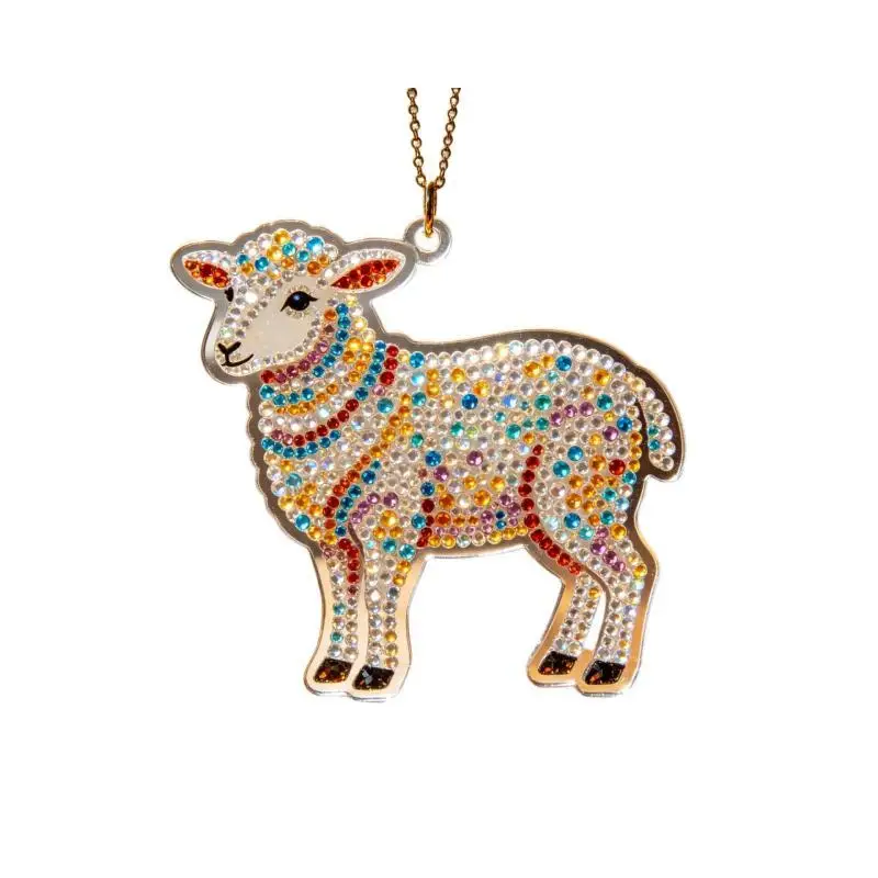 Acrylic Chinese Zodiac Goat Hanging: Ornament Auspicious Design Spring Festival New Year Home Decoration