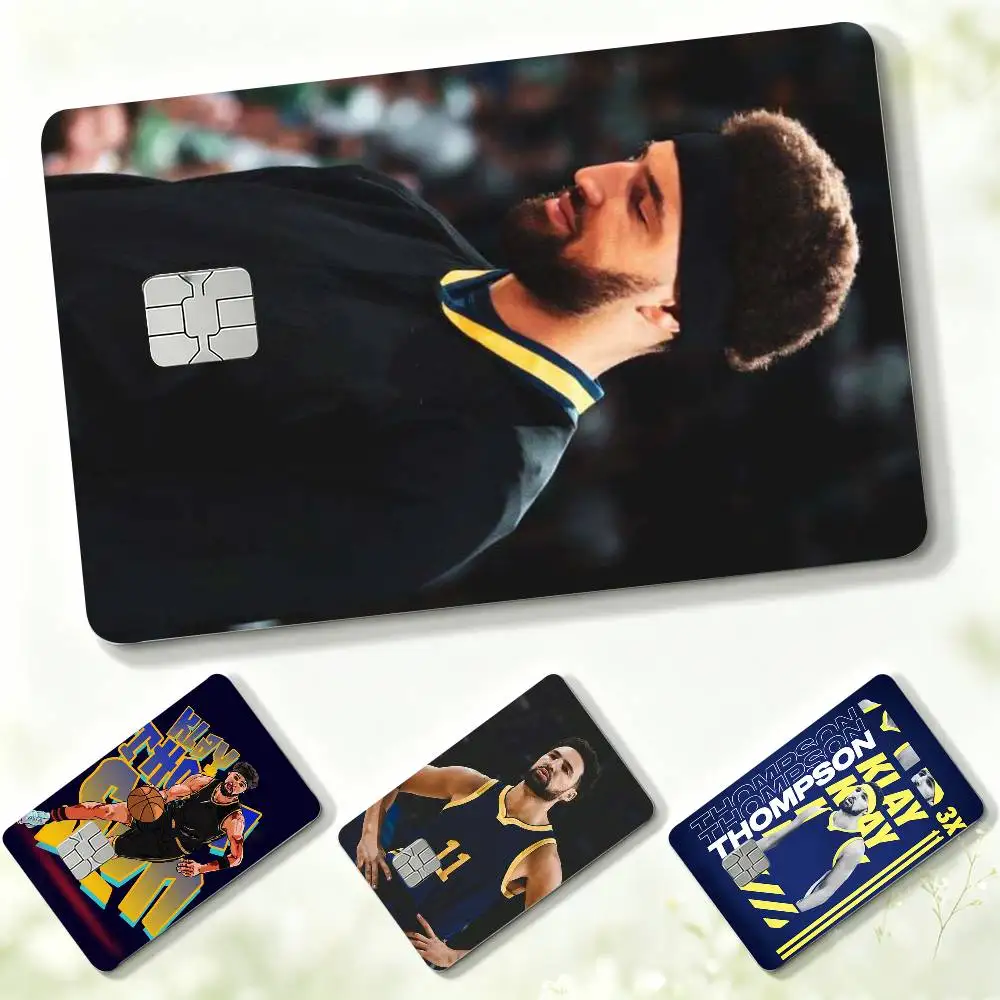 Basketball player K-Klay Thompson  Credit Card HD Stickers Small Chip Waterproof Sticker Game Card Decal Gift