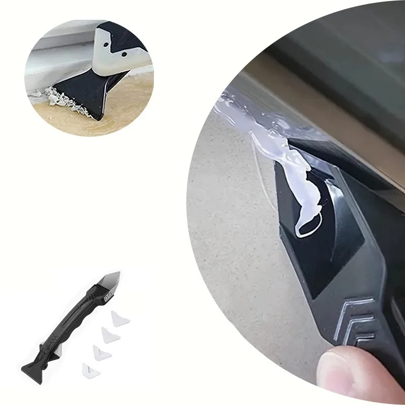 

1PC Rubber Scraper Maker Silicone Release Agent Sealant Smooth Scraper Joint Filler Grouting Kit Floor Mold Disassembly Tool