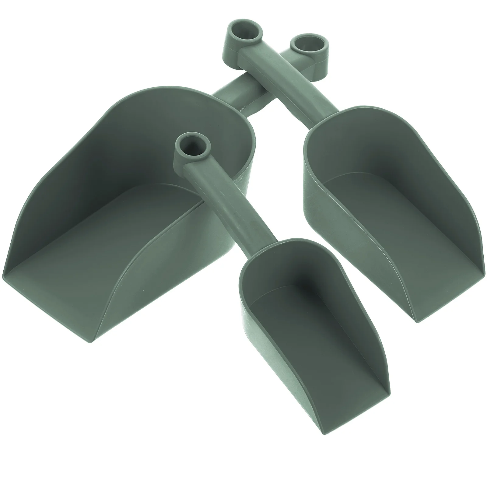 3 قطعة مجرفة التربة البلاستيكية للحديقة لزراعة الحفر وإزالة الأعشاب الضارة نباتات داخلية زراعة عصارية مجرفة صغيرة أدوات البستنة #3