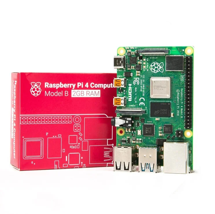 

Original Raspberry Pi 4 Model 1GB 2GB 4GB 8GB RAM 64-bit 1.5GHz quad-core cpu Support WIFI Blue tooth 5.0 Development Board