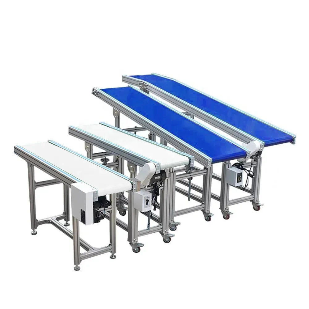 Easy To Clean Food Grade PU Conveyor Belt Food Transporting Assembly Line Conveyor Blet Machine Conveyors For Food Industry