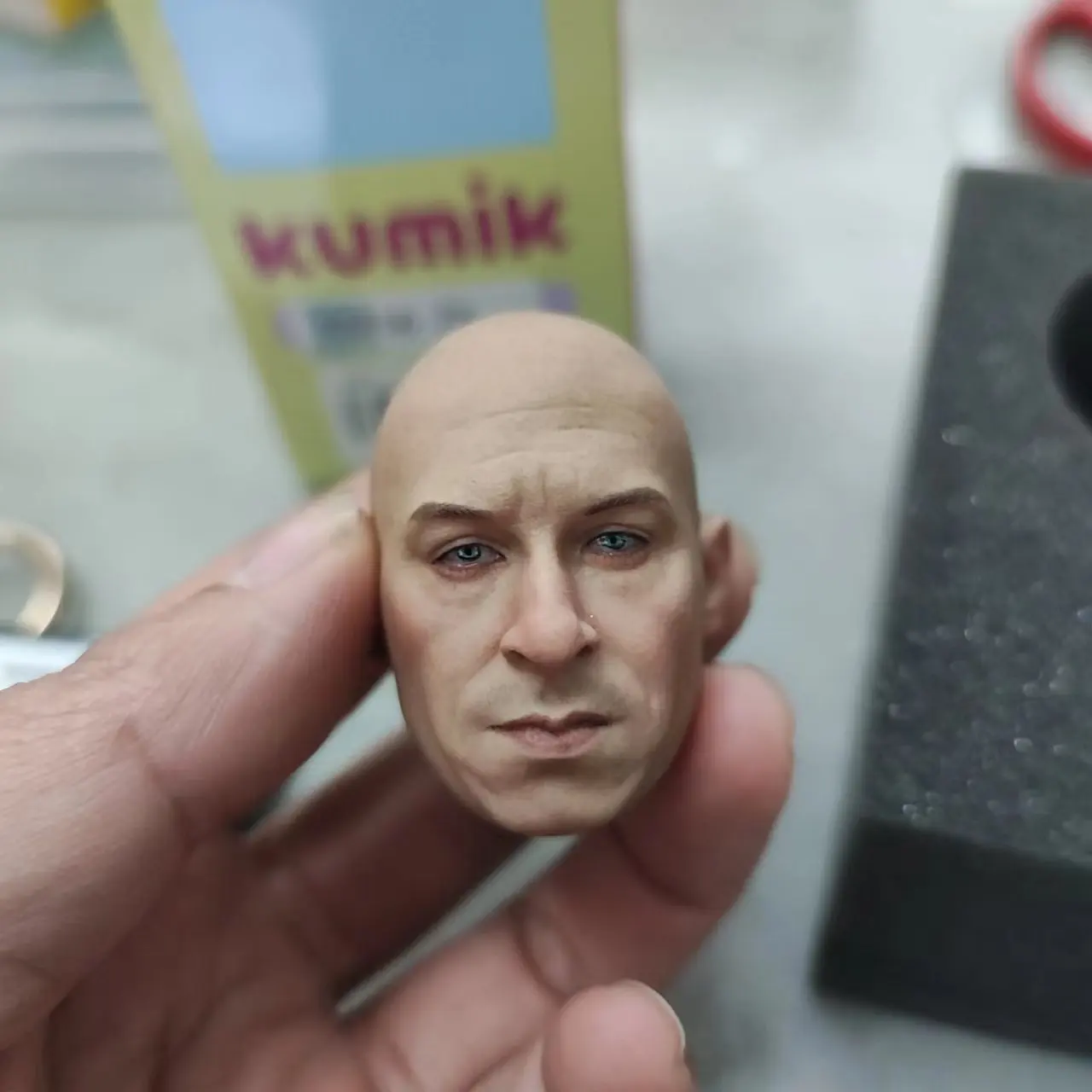 

1/6 Scale Male Head Sculpt Van Diesel Toy Head Neck Or No Neck For 12inch HT Body Figure Collectible KM 16-73 16-74 In Store