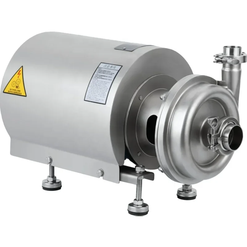 

Stainless Steel 304 316L Horizontal Vertical Milk Beer Transfer Tri Clamp Sanitary Centrifugal Pump with Motor