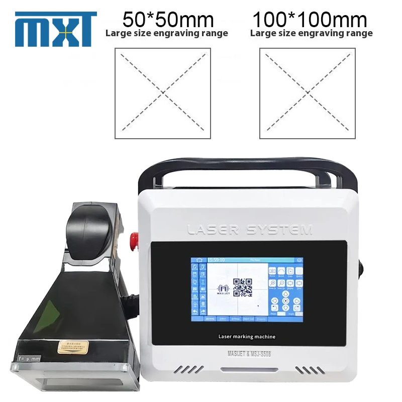 Factory Direct Sales Portable Handheld Fiber Optic Marking Machine Suitable For Industrial Coding Marking Machine