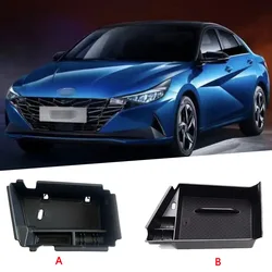For Hyundai Elantra Avante i30 Sedan CN7 2021 2022 Central Armrest Storage Box Center Console Organizer Tray Auto Accessories